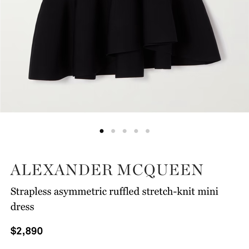 Alexander McQueen mini dress